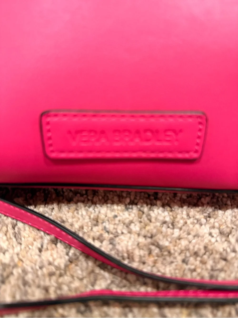 Vera Bradley Neon Pink Crossbody Bag